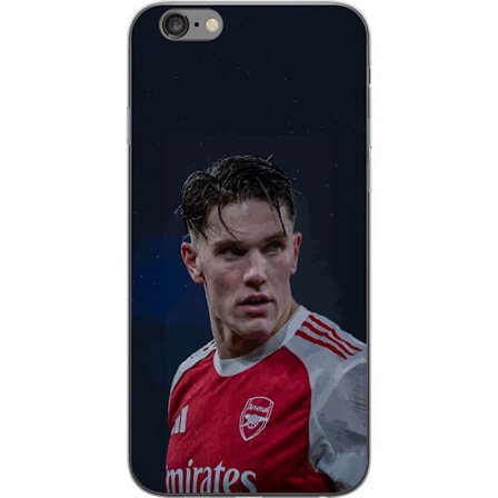 Kompatibel Mobilcover til Apple iPhone 6 Plus Pastelfarvet regnbue med hvide stjerner og blød farveovergang i drømmehimlens design