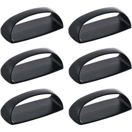 6 kpl itseliimautuvia, nopeasti asennettavia kaapin vetimiä liimanauhalla[PL]