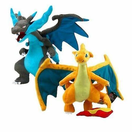 Charizard Pehmo Mega Pehmeä Täytetyt Eläinnuket Lasten Lelu Lahja 23cm C 2pcs