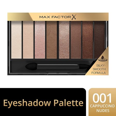 Max Factor Masterpiece Nude Eyeshadow Palette 001 Cappuccino Nudes, Makeup, Øjne, Øjenskygge
