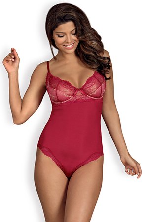 Obsessive Rosalyne Teddy Red L/XL Teddy