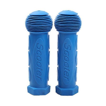 Cykelhandtagsskydd Halkfria Barn Scooter Handtag Mjuka Gummihandtag för Pojkar och Flickor Barncykel 1 par, blå)[D]