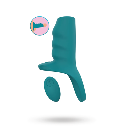 The Zayn Vibrating Couple Sleeve - Toy Joy