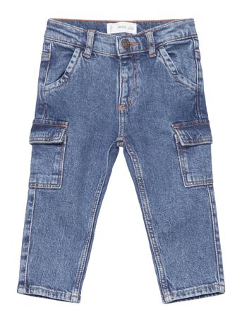 Pocket Cargo Jeans Cargo Pants Blå Mango*Betinget Tilbud