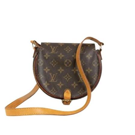Louis Vuitton Vintage, Pre-owned Cross Body Bags Bruin, Dames, Maat:ONE Size,suede