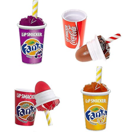 Läppbalsam Lip Smacker Coca-Cola / Fanta Jordgubbssmak Röd