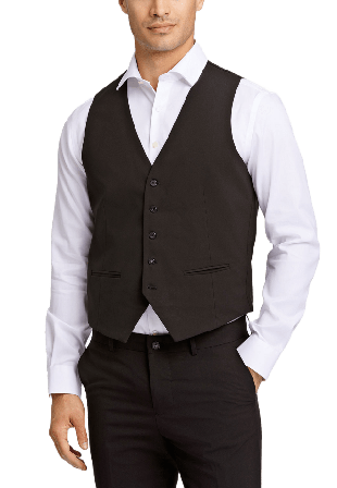 Lindbergh Men'S Waistcoat For Suit Kavajer Herr Svart 50
