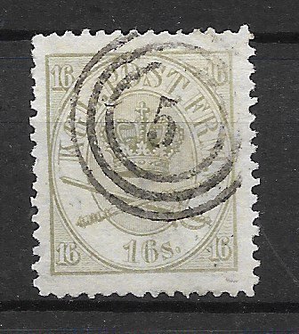 Danmark 1864 - AFA 15 - Stemplet