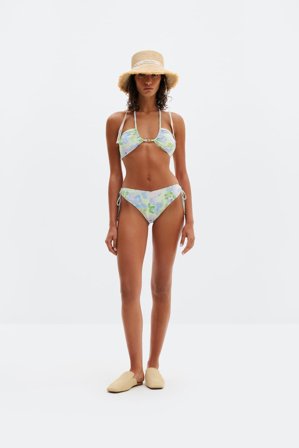 Malina - Blanka bikiniunderdel - XS - Pastel Floral Pistachio