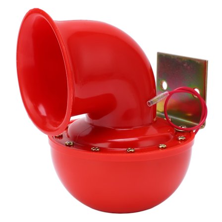 Bilhorn 150db Rød Luft Horn Elektrisk Tyrehorn Ko Lyd Metal Horn til Lastbil Tog Båd Motorcykel Bil