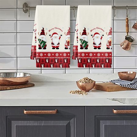 Julekøkken Viskestykker Cross Border Sportshåndklæder Juletræ Trolley Dekoration Håndklæder