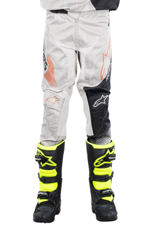 Pantaloni Cross Bambino Alpinestars Racer Factory Grigio-Nero-Ruggine 22