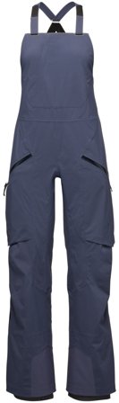 Black Diamond Factor Bibs naisten haalari/toppahousut, Charcoal