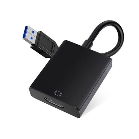 Usb till Hdmi Adapter Usb 3.0/2.0 till Hdmi Adapter 1080P Full Hd Multi-Display Svart YEMAESRE