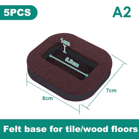 5 st Kontorsstol Hjulstoppare Möbel Hjulkoppar