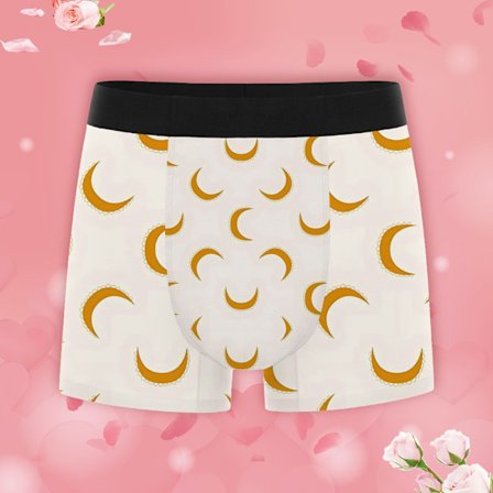 Trendiga tryckta kalsonger för män, stretchiga, elastiska i midjan, fukttransporterande, snabbtorkande design, perfekt present till honom på Alla 