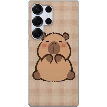 Kompatibelt Mobildeksel til Samsung Galaxy S25 Ultra Mobilskal kawaii capybara flera figurer japansk stil