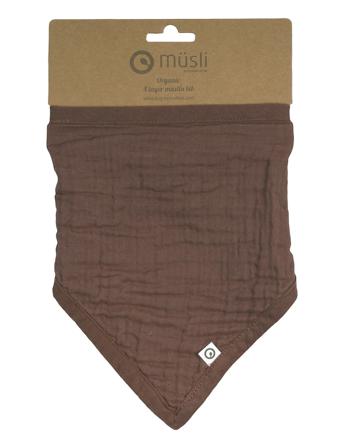 Muslin Bib Baby & Maternity Care & Hygiene Dry Bibs Ruskea Müsli By Green Cotton