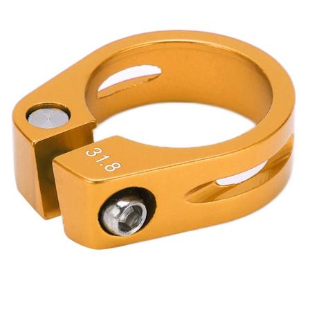 Cykelsæde Rørklemme Mountain Road Cykel Lås Saddelpind Aluminium Legering Sæde Rørklemme Guld