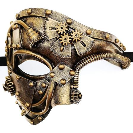 Metallirobottinaamio, Halloween-naamiaisjuhlat Gold