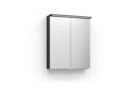 Svedbergs Skuru Spegelskåp med LED-belysning Brun Ask, Badrum