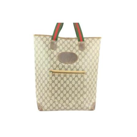 Gucci Vintage, Pre-owned Coated canvas gucci-bags Bruin, Dames, Maat:ONE Size