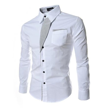 Herrar Formal Knapp-Down Skjorta Business Skjorta Toppar