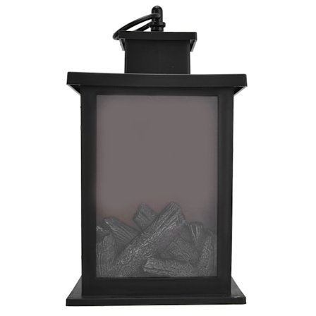 LED Portabel Hängande Lykta för Öppen Spis Simulering Dekoration Överlevnadskit Varmt Ljus