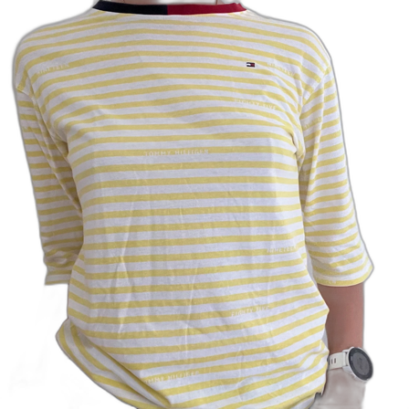 Gulranding T-shirt från Tommy Hilfiger