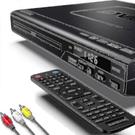 DVD-afspiller til TV Blu-ray DVD-afspiller med fjernbetjening HDMI-kabel Wigslar