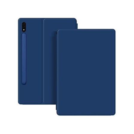 Magnetiskt Bokfodral med S-Pen Hållare för Samsung Galaxy Tab S9 Plus 12.4 Blå