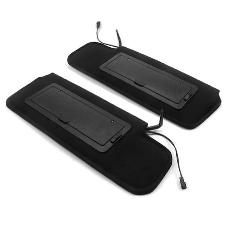 1 par solskjermer til bil med LED-lys 12459827 14081826 for Chevrolet Corvette C4 1984-1996 Solvisir