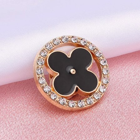 Rosettbrosch, damers exklusiva känsla, nischad nål, bröstblomma, exklusiva fasta kläder, kragnålstillbehör