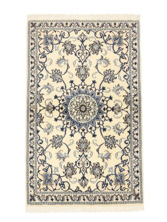 Hand Knotted Persian Nain Rug 83X138 Brown/Dark Yellow