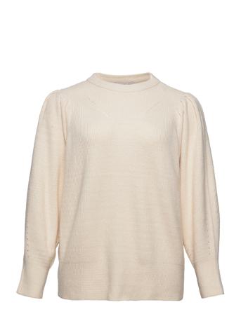 Carfia Katia L/S Pullover Knt Cream ONLY Carmakoma