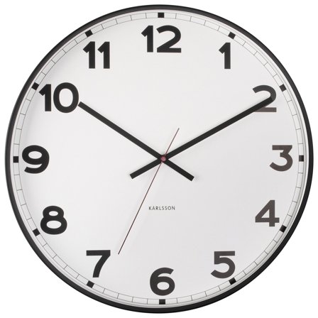 Karlsson New Classic vægur 40,5 cm, hvid | KitchenOne