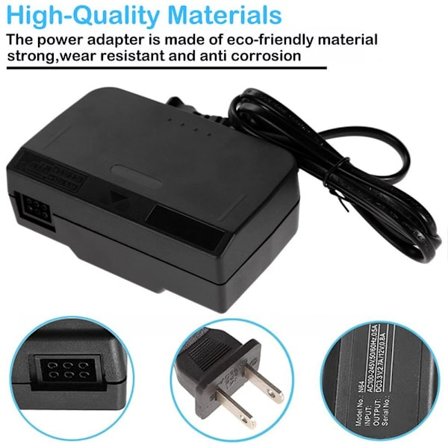 för Nintendo 64 Power Adapter Laddarsladd