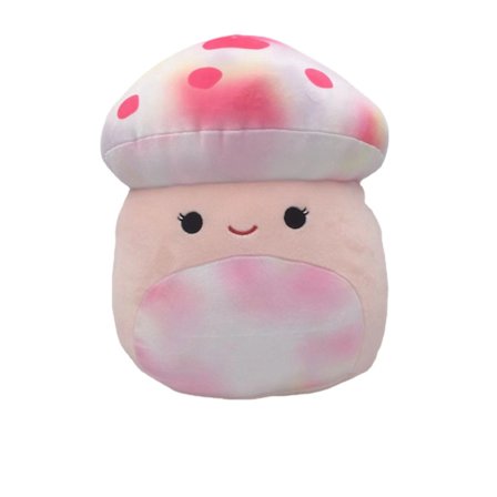 20 CM Squishmallow Plyschleksaksdocka Vita svampar