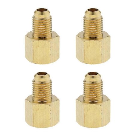 4st 1/4' SAE AG till G1/4' IG Kvävesystem Regulator Adapter Fittings