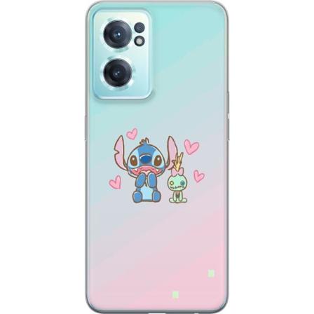OnePlus Nord CE 2 5G Genomskinligt Skal Stitch Kärlek