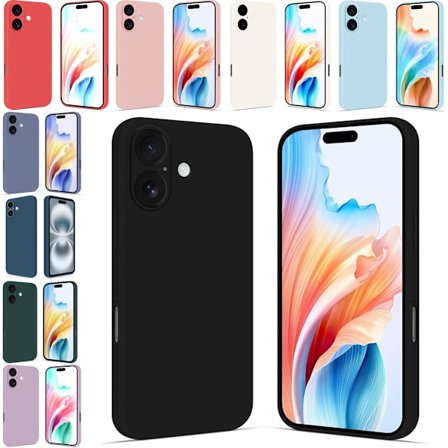 iPhone 16 Plus skal mobilcover etui TPU / silikone sort -