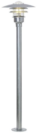 Nordlux LONSTRUP 71428031 Stolplykta E27, IP44, galvaniserad, Belysning