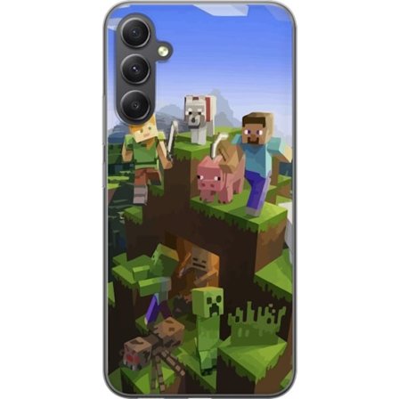 Kompatibelt Mobilskal till Samsung Samsung Galaxy A15 5G MineCraft