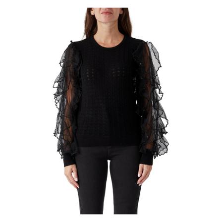 Twinset, Knitwear Zwart, Dames, Maat:XS