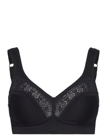 Swegmark | Cotton Star Soft Bra Black | D x 95