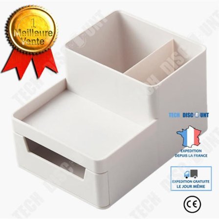 Förvaringslåda - TD - Multifunktionell - Plast ABS - 11.2x15.5x9.5 cm - Vit