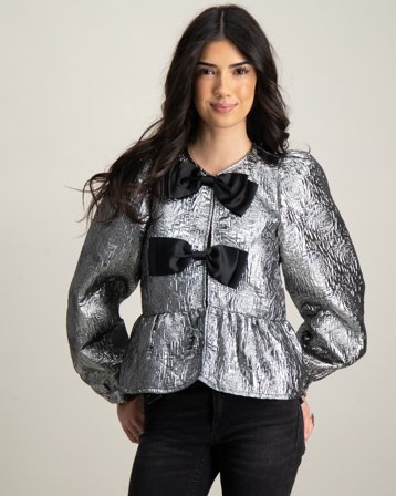 Sofie Schnoor Shirt Sølvfarvet Toppe/Bluser Pige - Kids Brand Store