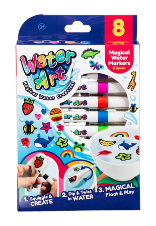 Water Art Vattenfiltpennor, 8-pack Skapa & pyssla Unisex Flerfärgad ONESIZE