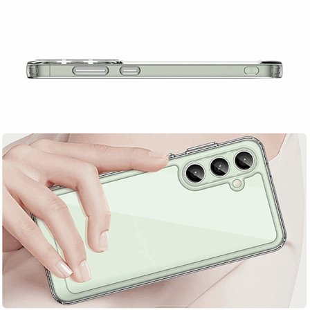 Mobilskal till Galaxy S24 FE Outer Space med Ram - Transparent