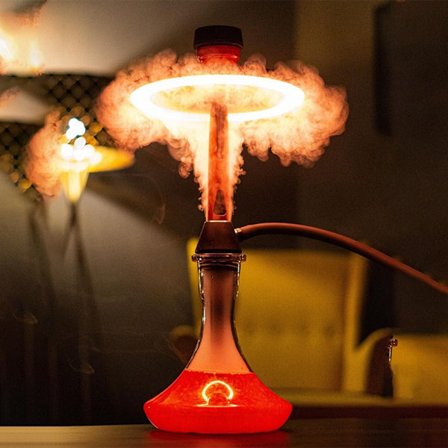 Farverig LED Ring Lampe Magnet Adsorption Med Fjernbetjening